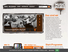 Tablet Screenshot of music-mania.net