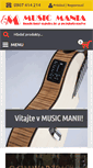 Mobile Screenshot of music-mania.sk
